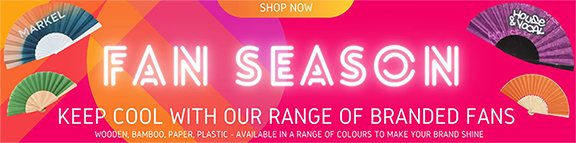 Printed Promotional Fans With Your Brand