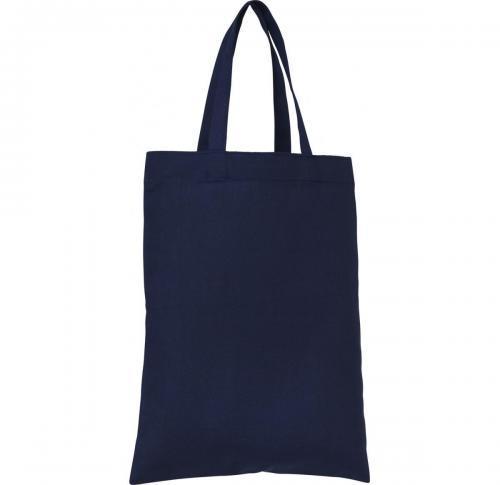 Custom Printed Mini Cotton Gift Bags - Navy Blue Farleigh' 