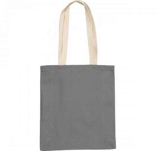 Customised 8oz Cotton Shopper Tote Bags - Grey Aylesham' 