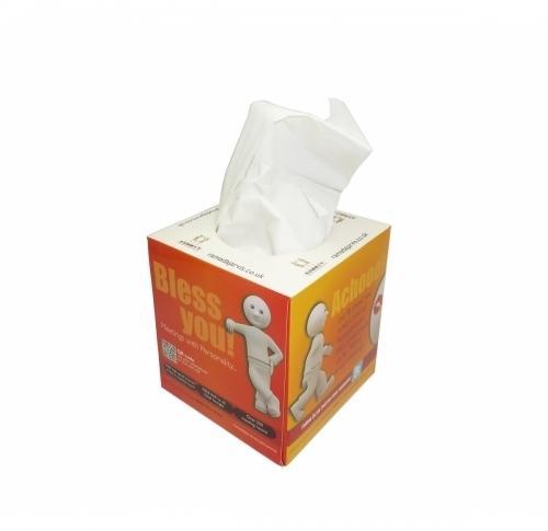 Big Cube Tissue Box With 100 Tissues Box Size