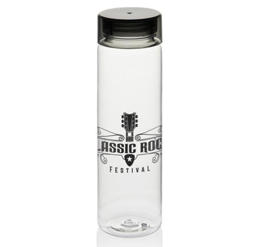 Minimalist Branded Eco Water Bottle VINGA Cott GRS RPET - Grey