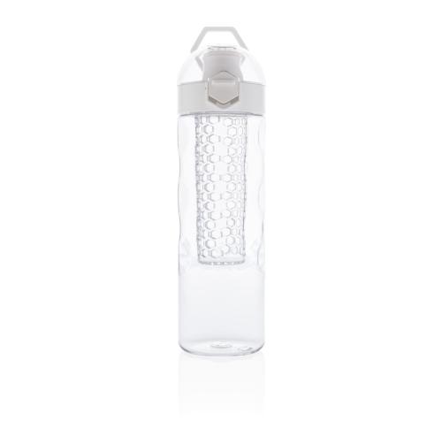 Custom Lockable Leak Proof Fruit Infuser Bottle Honeycomb White