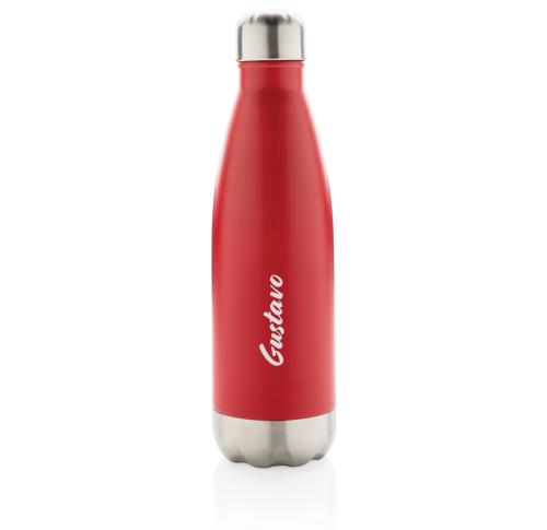 Vacuum Insulated Stainless Steel Bottle - Red