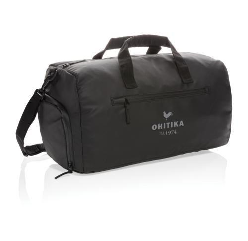 Branded Weekend Travel Bag PVC Free - Fashion Black