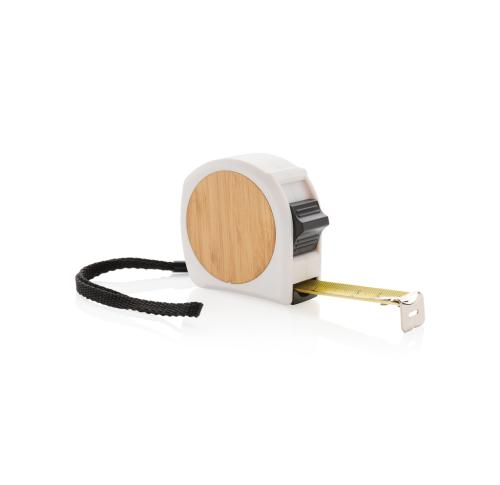 Promotional Bamboo Measuring Tape 5M/19mm