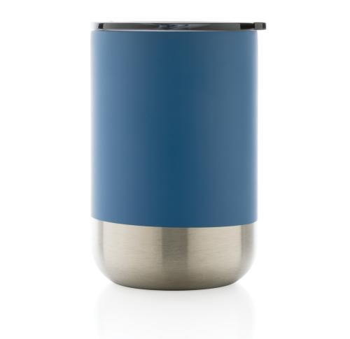Custom Recycled Stainless Steel Insulated Tumbler Blue Takeaway Cup 360ml