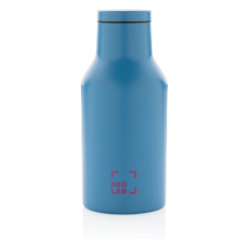 Custom RCS Recycled Stainless Steel Compact Bottle - Blue
