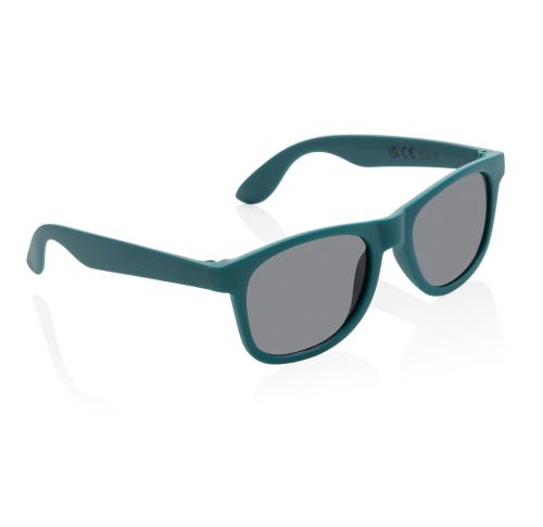 Customised GRS Recycled PP Plastic Sunglasses - Turquoise