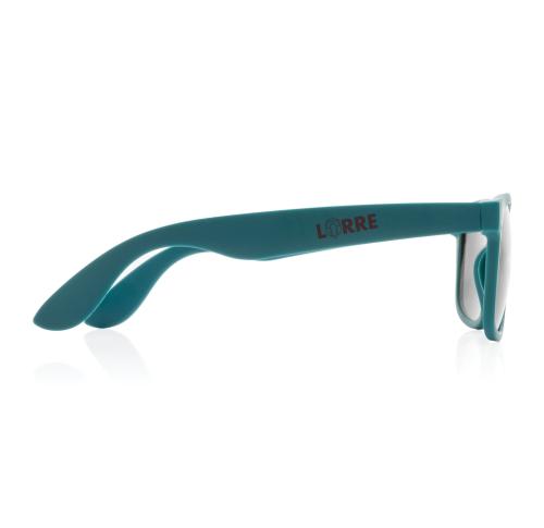 Customised GRS Recycled PP Plastic Sunglasses - Turquoise