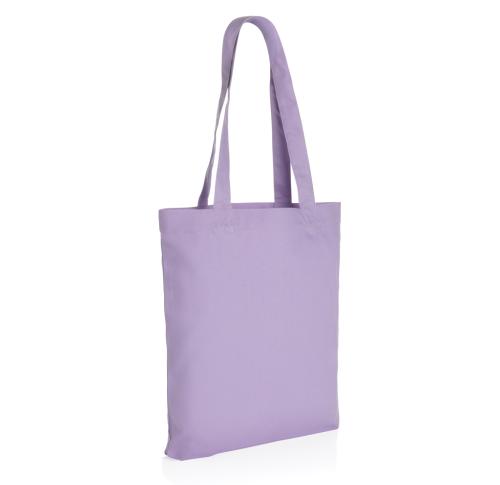 Printed Eco Rcanvas Tote Bags Purple Impact Aware™ 285 Gsm 