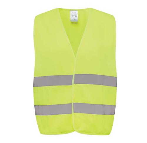 GRS recycled PET high-visibility safety vest Yellow