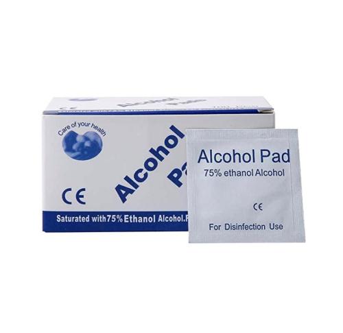 Disposable Alcohol Wipes (50s) - Plain Box