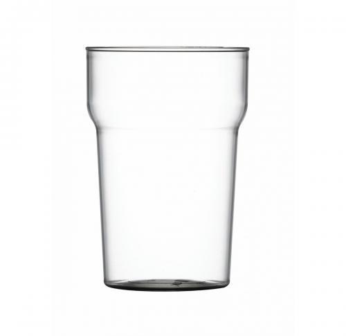 Custom Branded Plastic Half Pint Glass Premium Nonic 