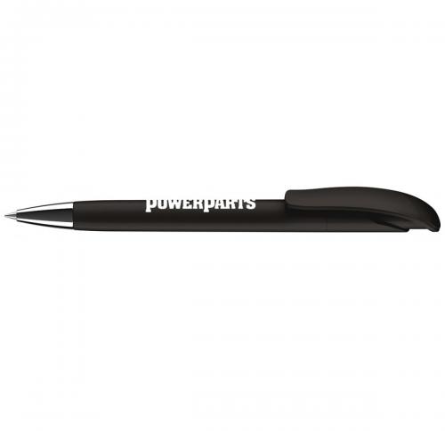 senator® Challenger Polished Plastic Ballpen with metal nose cone