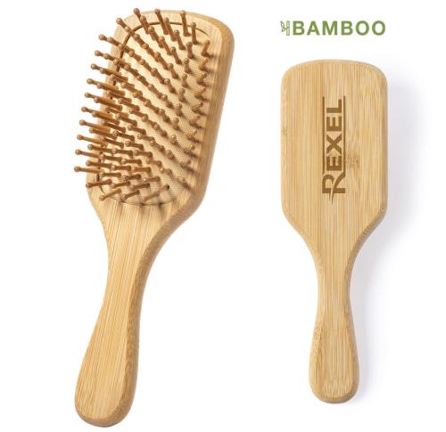 Branded Sustainable Polished Bamboo Hairbrushes  Aveiro