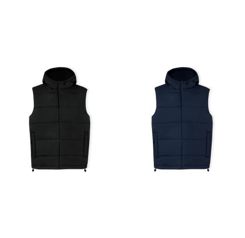 Promotional Hooded Polyester Gilets Bodywarmers