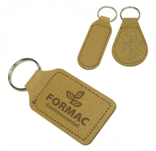 Eco Natural Leather Key Ring