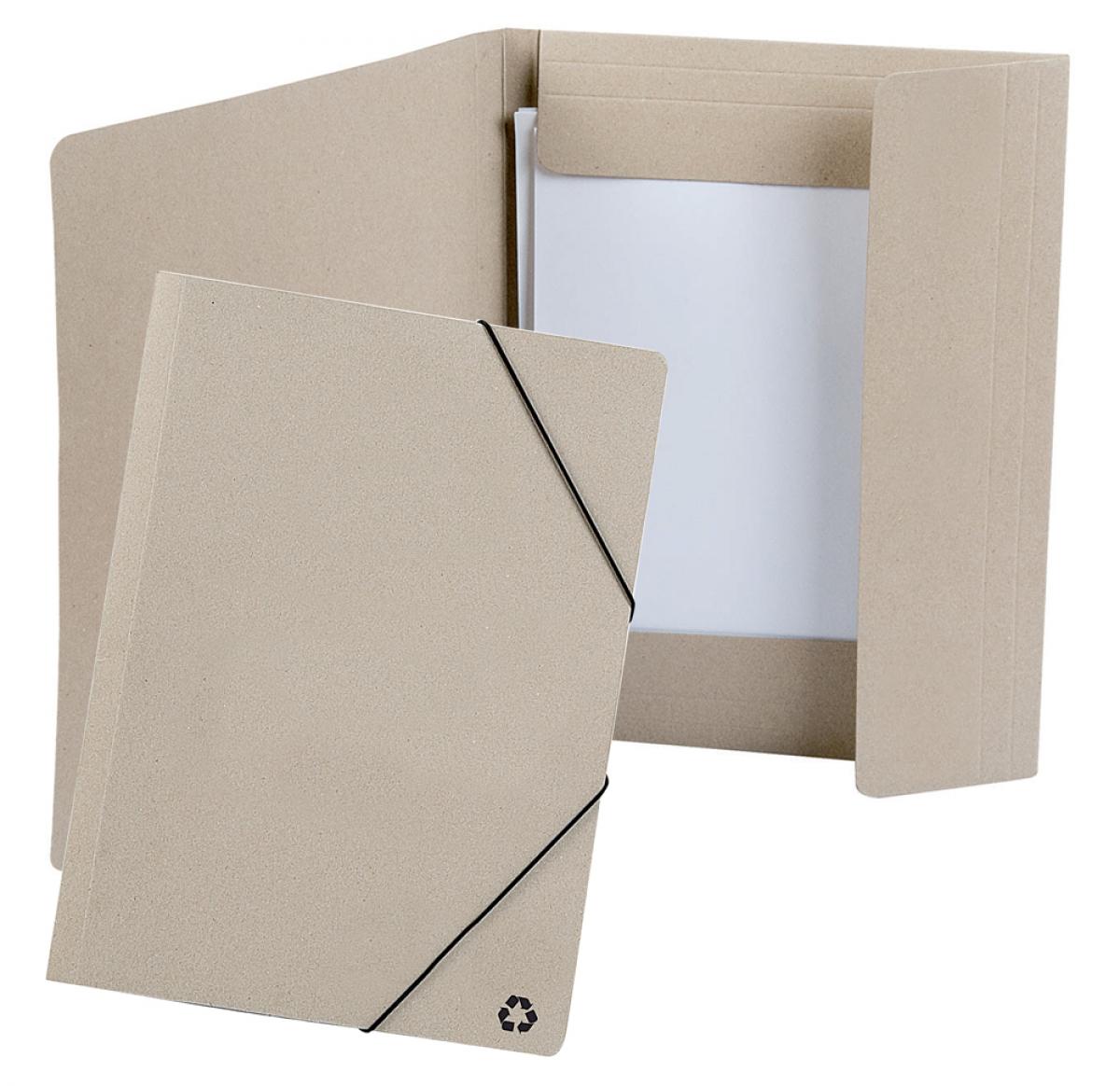 Recycled Cardboard Document File Elastic Closures
