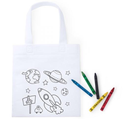 Childrens Colouring Bag with Crayons