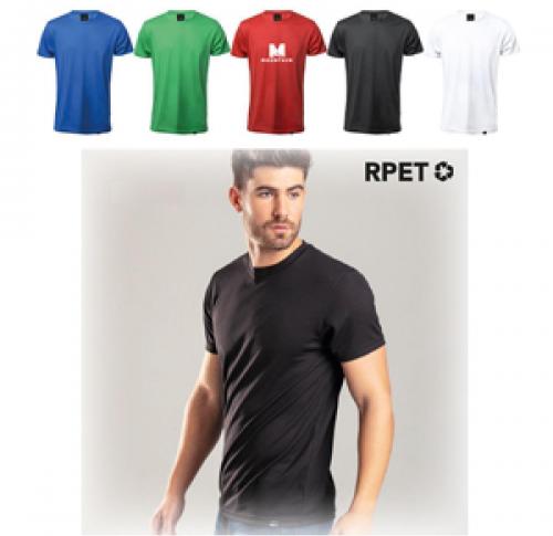 Printed Logo Eco Adult Technical Tee Shirts Breathable RPET