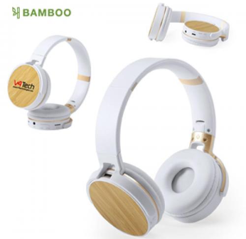 Eco Friendly Bamboo Head Phones