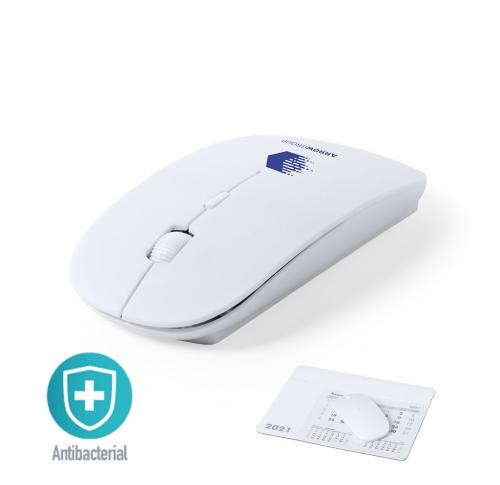 Anti-Bacterial Wireless Optical Computer Mouse Supot