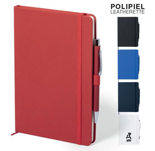 Soft Touch PU Notebook & Matching Pen