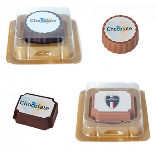 Single Logo Chocolate Blister Pack