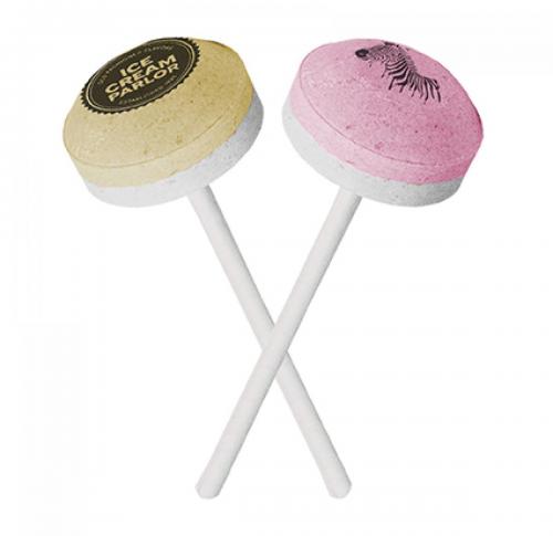 Dextrose Lollipops With Direct Digital Print And Individual Bag.