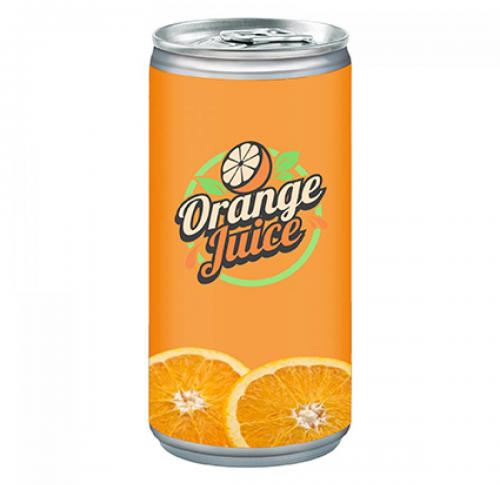 Custom Printed Organic Orange Juice.Cans