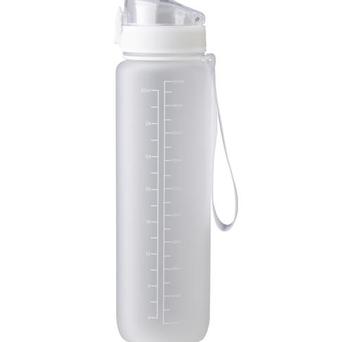 Branded Eco Friendly Recycled RPET bottles with Drinking  time markings (1000ml)