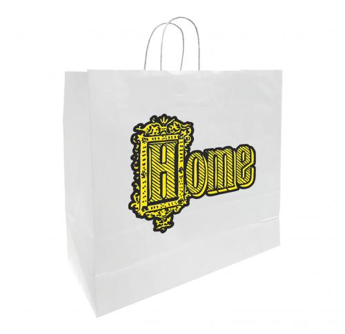 Branded Budget Paper Bag, Twisted Handles - 450 X 160 X 480 Mm