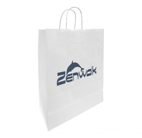Printed Paper Carrier Bag  Twisted Handles - 320 X 120 X 400 Mm