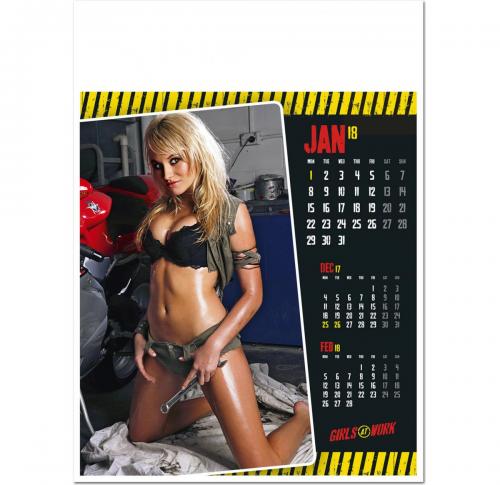 Glamour Wall Calendar 2024 Girls At Work - Buy Promotional Products UK