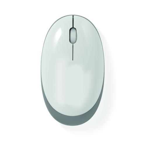 Elip Wireless Mouse with silver trim - white