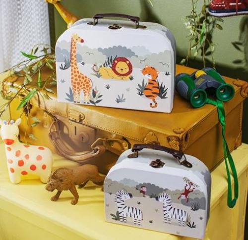 Children's Safari Suitcases - Set Of 2 