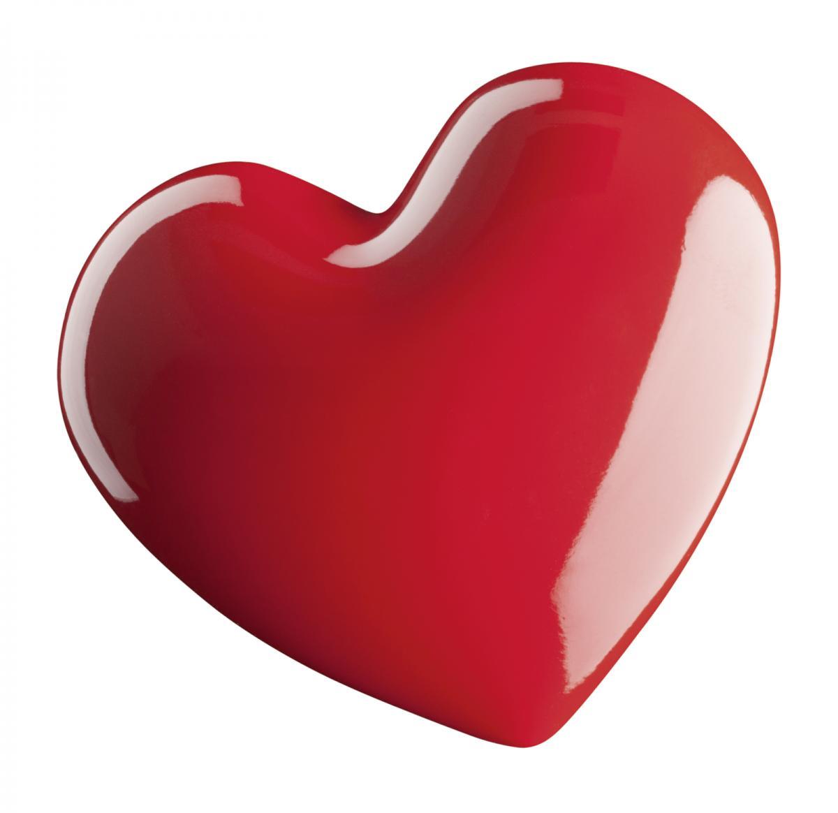 Heart Shaped Red Kitchen Magnet Bottle Opener