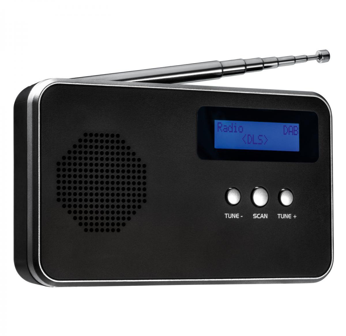 Portable digital radio FM / DAB+ -BARCELOS BLACK SILVER