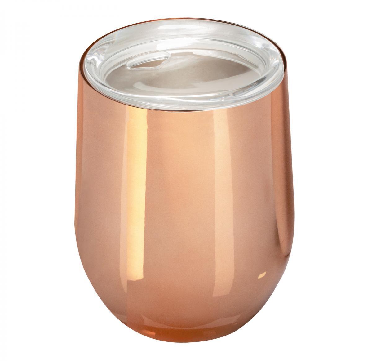 Insulated Coffee Cup 350ml Stainless Steel - Rose Gold