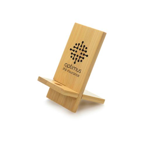 Branded Eco Friendly Bamboo Smart Phone Stands