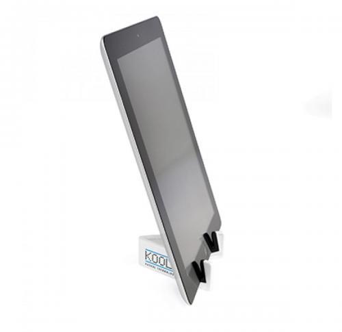 Printed White Plastic Tablet Stands
