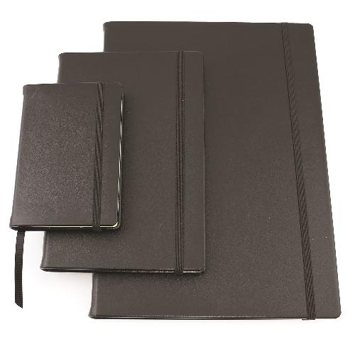 Sandringham Nappa Leather A4 Casebound Notebook With Elastic Strap