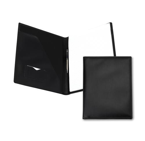 Promotional A4 Conference Folders With Co Ordinating Leather Interior Pockets Recycled Environmentally Friendly Eleather, In A Choice Of 8 Colours.