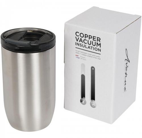 Custom Printed Lagom 380 Ml Copper Vacuum Insulated  Coffee Tumblers