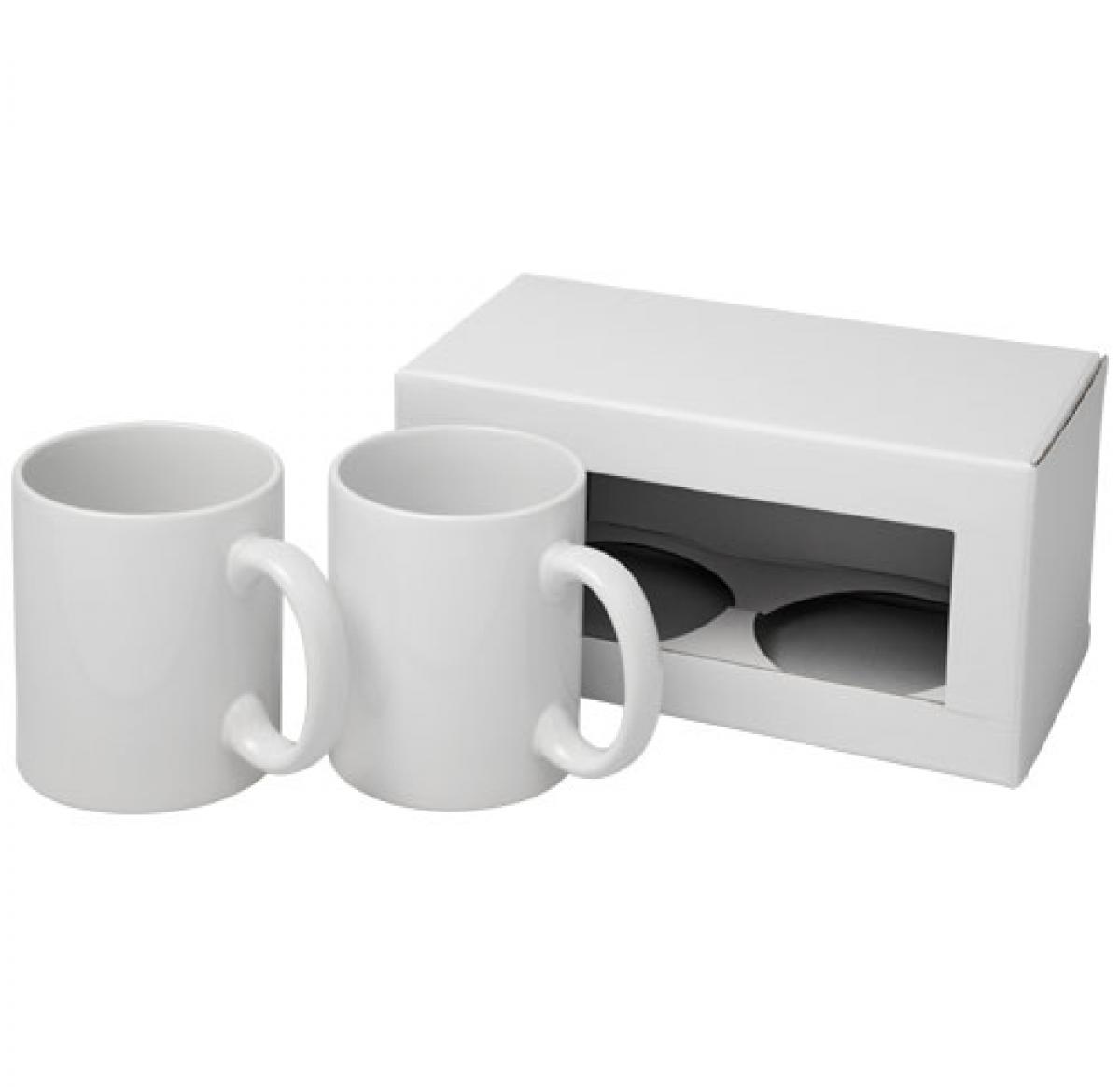 Custom Ceramic Sublimation Mugs 2-pieces Gift Sets