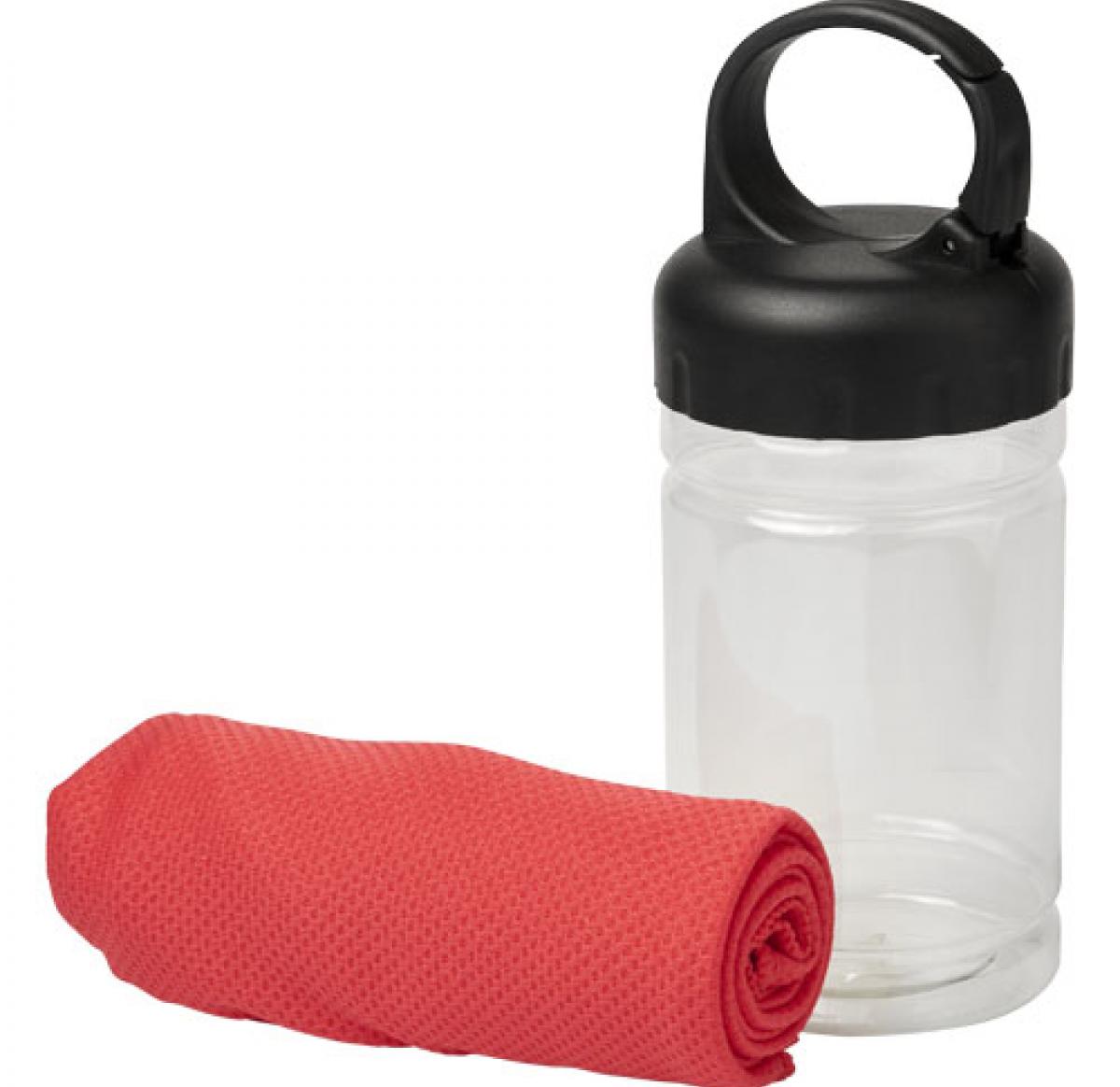 Promotional Cooling Sports Gym Towel In PET Container