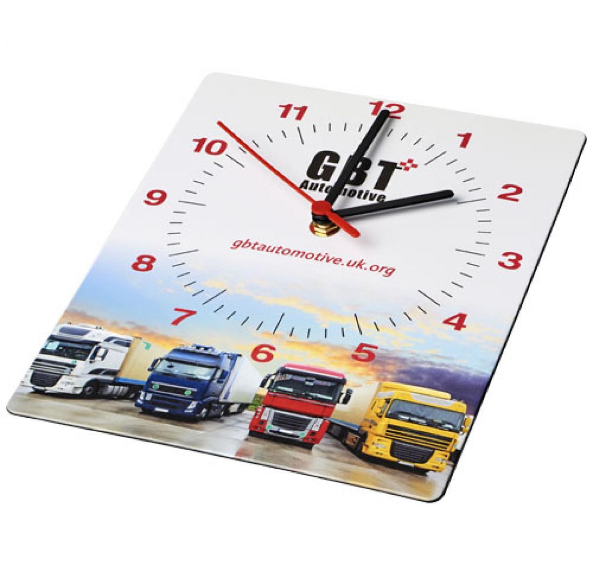 Custom Printed Full Colour Brite-Clock® Rectangular Wall Clocks 