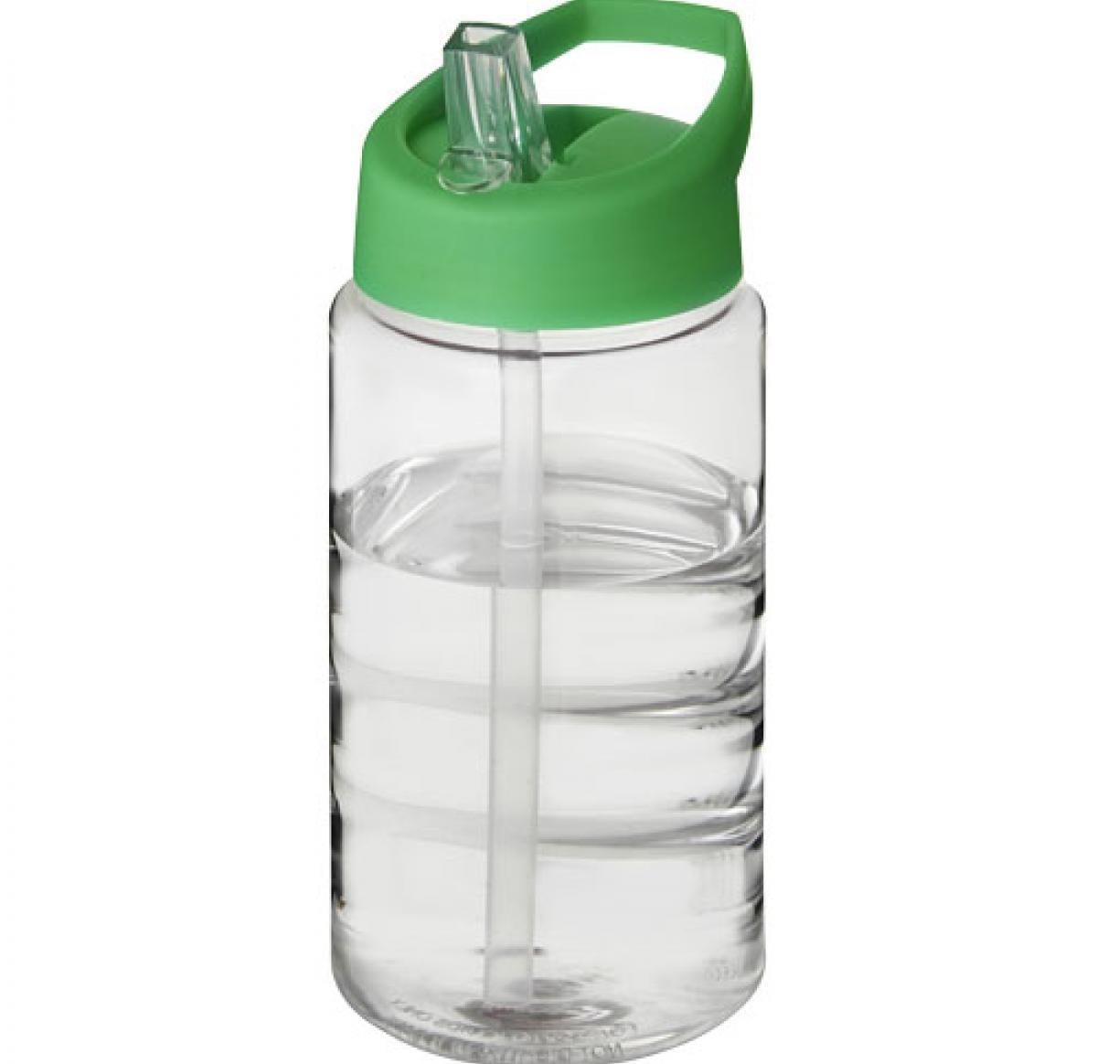 Custom Printed Spout Lid Water Sports Bottles Recyclable PET 500ml 