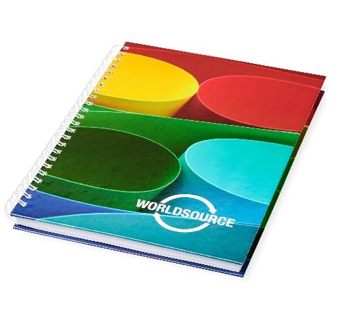 A4 Spiral Bound Notebook Full Colour Hard Cover