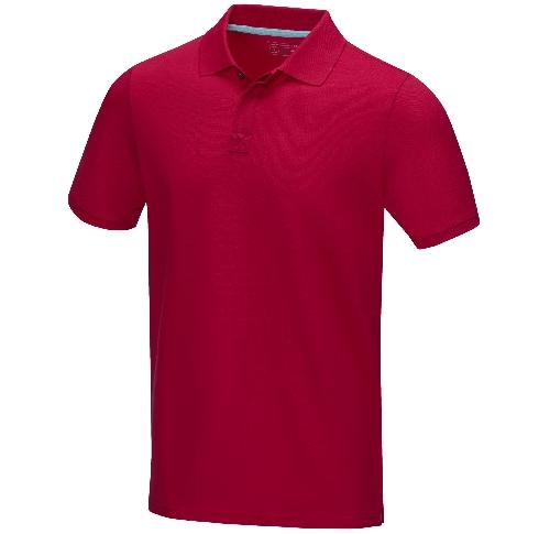 Custom Short Sleeve Men’s GOTS Organic Polo Shirt